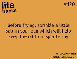 I Will Definitely Have To Try This Next Time I Am So Tired Of Always Getting My Arms Splashed With Grease 1000 Life Hacks Life Hacks Useful Life Hacks