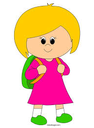 Bambina Con Zaino Da Stampare Tuttodisegni Com Bambini Giochi Di Intelligenza Come Disegnare