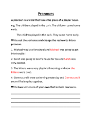 'i', 'it' and 'them' are pronouns. Pronouns Teaching Resources