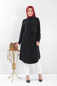 Inci Detayli Tunik Mda2040 Siyah Moda Stilleri Tunik Siyah