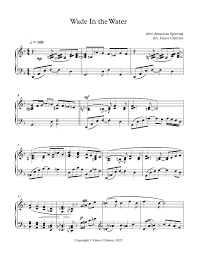 Wade in the Water (arr. Grace Christus) by Grace Christus Sheet Music for  Piano Solo at Sheet Music Direct