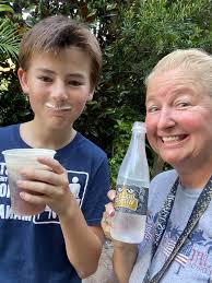 we are getting bigger, but after the walk.... we can still fit with 5 in  the water bowl at the same time..😃🤦‍♂️