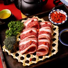 Ba chỉ bò cuộn