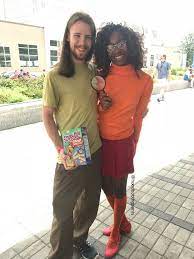 Velma And Shaggy Velma Shaggy Velma Costume Cute Couple Halloween Costumes Shaggy Costume