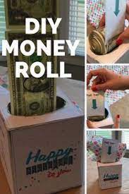 You can optionally also tie a wide, quality ribbon around the entire stack, finishing it with a large bow on the top box to make it resemble a stack of gifts. Diy Money Roll With Free Birthday Printable For A Tissue Box This Is Such A Fun Way To Give Cash For A Gift Birthday Money Money Box Diy Birthday Money Gifts