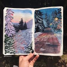 59 Vibrant Illustrations Inspired By Nature By Australian Artist Painting Art Projects Art Art Journal Inspiration