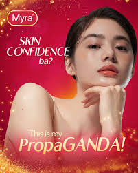The #SkinConfidencePropaGanda to be in? Effortless confidence from within!​  No makeup, no filters. Join the revolution for effortless skin confidence  today! #MyraIsMyPropaGANDA