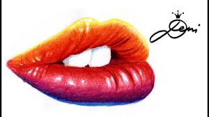 Haben ihre gesichter immer nasen in der größe. How To Draw Mouth Lips Rainbow Colors Realistic Unicorn Mund Lippen Zeichnen Malen Lernen Youtube