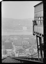 Inclined Railway Pittsburgh Pennsylvania 1938 Two Are Left The Duquesne Incline Retains More Of Pittsburgh City Pennsylvania History Downtown Philadelphia