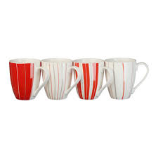 Maybe you would like to learn more about one of these? Hampton Mason Red Suit Stripe Coffee Mugs 300ml Set 4 Briscoes Nz