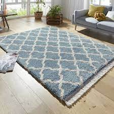 hoogpolig vloerkleed desire pearl okergeel creme vloerkleed vloerkleed blauw woonkamer turquoise