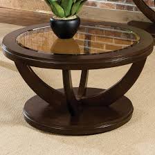 Delightfully tapered legs and a bold floral design make this. Standard Furniture La Jolla Round Cocktail Table With Glass Top Fmg Local Home Furnishing Cocktail Or Coffee Table