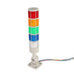 Led Signal Tower Stack Lights, Industrial Signal Warning Column Tower Lamp  Andon Lights with Rotatable Base, Steady/Flashing Light Switchable,12V 24V  ...