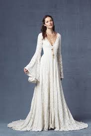 Juliet Odylyne The Ceremony Bell Sleeves Lace Medieval Bell Sleeve Wedding Dress Dresses Wedding Dresses