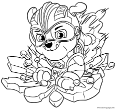 Collect all the mighty pups badges on limited edition nickelodeon paw patrol products, only at walmart. Paw Patrol Mighty Pups Chase Coloring Pages Novocom Top