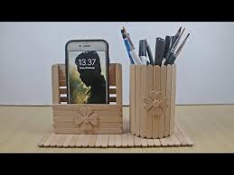Cara membuat tempat pensil dari stik es krim bahan = 1. Video Kreasi Dari Stik Es Krim