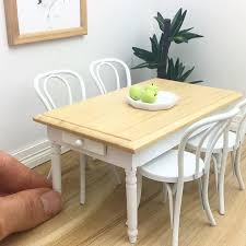 Miniature Dollhouse Table Dollhouse Furniture Miniature Furniture Doll House