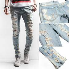 How to rip jeans and leave the white thread. Ripped Jeans How To Make Ripped Jeans Diy Diy Ripped Jeans Ripped Jeans Men White Jeans Men