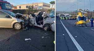 Incidente mortale su via aurelia all'incrocio con via di santa maria mediatrice, municipio xiii di roma. Roma Gra Bloccato Per Ore A Tiburtina Per Maxi Incidente 3 Feriti Trasportati Con L Eliambulanza