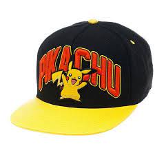 Pokemon Baseball Hat Snapback Pikachu Personalized Pikachu Cap Pokemon Merchandise Pokemon Pikachu
