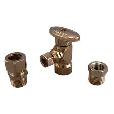 Less likly to have the stem leak and if the waters overflowing the toilet it will shut off much faster. Keeney Brass Lot Of 4 1 2in Compression X 3 8in Quarter Turn Angle Valve Valves Plumbing Fixtures