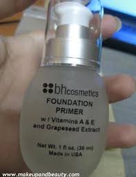 bh cosmetics foundation primer review