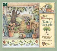 Faithful Moments Lisa Blowers 2014 Legacy Calendar Scripture From Sarah J Home Decor 34 95 Wall Calendar Holiday Note Cards Unique Calendar