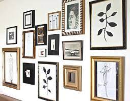 Picture frames collage idea photomontage art museum wall picture frame square black and white rectangle. Pin On Homey Love