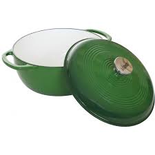 5.0 based on 1 reviews. Lodge 6 Quart Colored Enamel Cast Iron Dutch Oven Emerald Gradated Green Ec6d53 Bbqguys