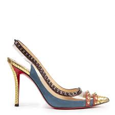 Christian Louboutin Multicolor Studded Heels Size 36 Labellov Buy And Sell Authentic Luxury