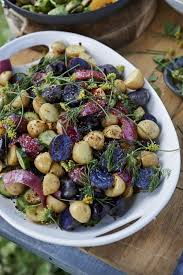 Baby Potatoes With Pickled Onions Cucumbers And Sumac Recipe Food Recipes Healthy Cooking