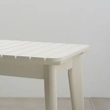 Hattholmen Bank Utomhus Eukalyptus Vit 131 Cm Ikea Utomhusmobler Ikea Bank