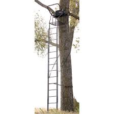 If you have a spot for a higher stand, take a look at the guide gear 25 foot deluxe double rail ladder tree stand. 20 The Ultra Max Deluxe Ladder Stand From Big Game Treestands 167461 Ladder Tree Stands At Sportsman S Guide
