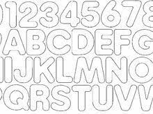 Ein zahlenstrahl hilft beim einordnen der natürlichen und ganzen. Stickdatei Abc Buchstaben Zahlen 475