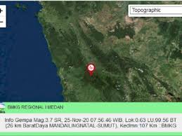 Malam hari di wilayah lamongan, jombang, nganjuk, kab. Bmkg Karo Dan Mandailing Natal Diguncang Gempa Pada Rabu Hari Ini Sumut Indozone Id