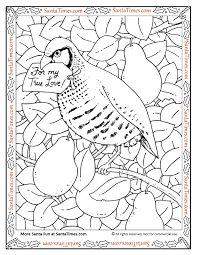 The coloring page has lots of benefits. Partridge In A Pear Tree Coloring Page Tree Coloring Page Coloring Pages 12 Days Of Xmas