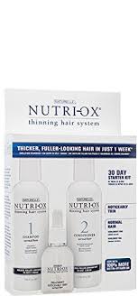 Before hair serums and hair oils became popular, most people were using hair tonics, which were typically formulated to make the hair look. Nutri Ox Sally Beauty Starter Kit For Noticeably Thin Normal Hair See This Great Product Normal Hair Hair System Hair Loss