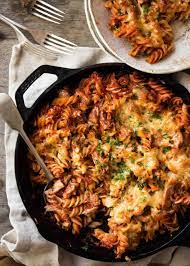 Tuna pasta bake with passata. Tuna Pasta Bake Recipetin Eats