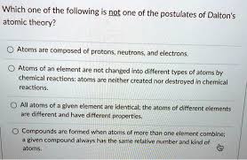 Dalton'S Atomic Theory: Key Points | Download Free Pdf | Atoms | Atomic  Mass Unit
