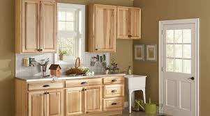 American Classics Hampton Natural Hickory Cabinets Used In The Potting Room Unfinished Kitchen Cabinets Hickory Kitchen Cabinets Hickory Cabinets