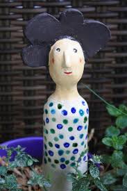 Garden Figurine Ceramic Sculpture Garden Ceramics Points Home Decoration Garden Figurines Unique Sculptures Ceramic Sculpture