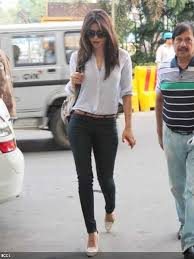 Priyanka Chopra Casual Yet Hot Attire Womens Casual Outfits Fashion Clothes Women Chic Outfits