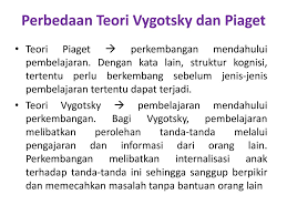 Konstruktivis ini dikritik oleh vygotsky, yang menyatakan bahwa siswa dalam mengkonstruksi suatu konsep perlu memperhatikan lingkungan sosial. Teori Perkembangan Kognitif Vygotsky Ppt Download