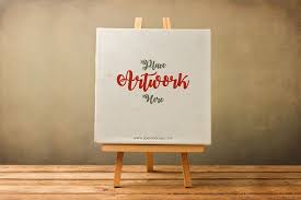 The poster free mockup allows you to present your graphics work in a photorealistic way. 40 Elegant Canvas Mockup Templates For Art Presentation Decolore Net