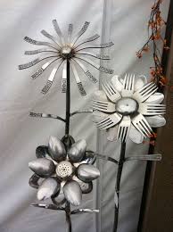 Upcycling Ideen Blumen Altes Besteck Basteln Kreativ Besteck Kunst Upcycling