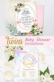 Perfect Twin Baby Shower Invitations Twins Baby Shower Invitations Baby Shower Invitations Twins Baby Shower