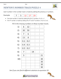 Free 4th grade math worksheets. 4th Grade Math Puzzles