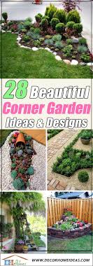 28 Beautiful Corner Garden Ideas And Designs Decor Home Ideas Corner Garden Corner Landscaping Garden Edging