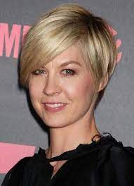 Short Hairstyles For Fine Hair Sleek Short Hairstyle For Straight Fine Thin Hair 38 Gorgeous Short Ha Short Thin Hair Thin Hair Haircuts Haircuts For Fine Hair
