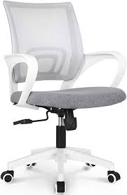 Amazon Com Neo Chair Office Chair Computer Desk Chair Gaming Ergonomic Mid Back Cushion Lumbar Support With Wheels Comfortable Blue Mesh Racing Seat Adjustable Swivel Rolling Home Executive Grey Kitchen Dining